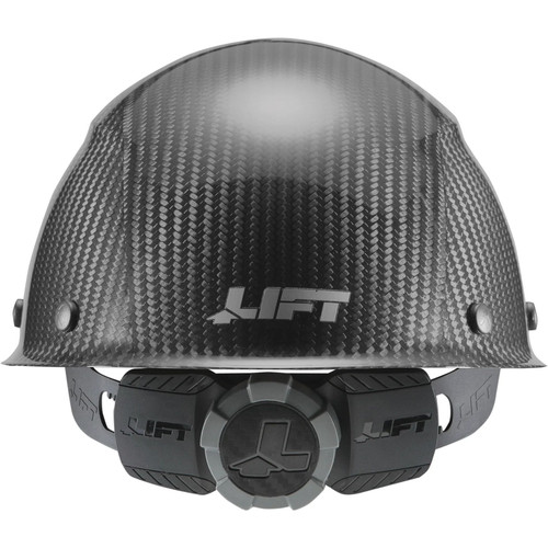 Lift Safety HDCC-17KG  Dax Hard Hat Cap Carbon Fiber - Black Gloss Image 1