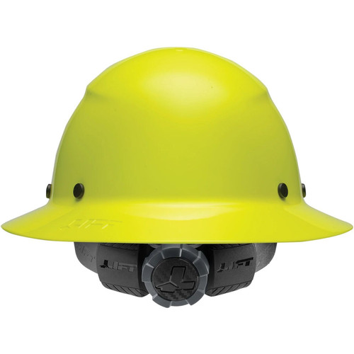 Lift Safety HDF-18OG  Dax Hard Hat Fiber Reinforcd Full Brim - Hi-Vis Image 2