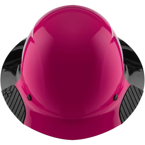 Lift Safety HDF50-21PK Dax Fifty/50 Fiber Resin Hard Hat Full Brim Style with Brim Grip - Pink and Black Image 3