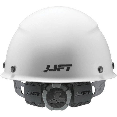 Lift Safety HDFC-17WG  Dax Hard Hat Cap Fiber Reinforced White Image 2