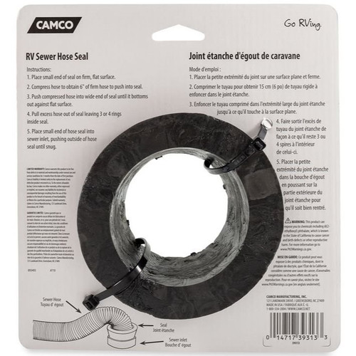 Camco 39313  RV Sewer Hose Seal-- 4" X 3" Image 8