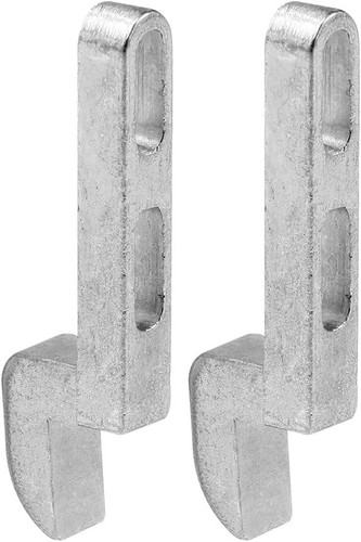 Prime-Line A-127  Sliding Screen Door Keeper, Diecast, Adjustment Slots, Screws Included - 2 per Package Image 0