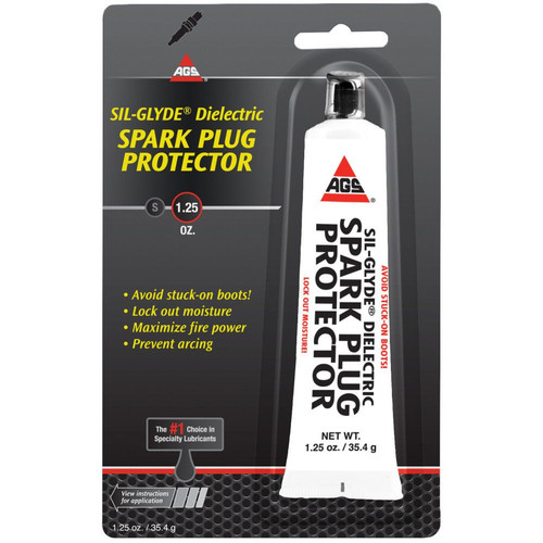 AGS Company SP-2 Sil-Glyde Dielectric Spark Plug Boot Protector 1.25 oz Tube Image 0
