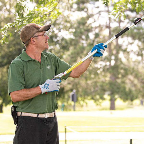 Showa Atlas 300L-09 Natural Rubber Latex Palm with Polyester/Cotton Liner Super Grip Gloves - Large Image 4