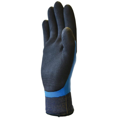 Showa 306L-08  Breathable and Water Repellant Fully Coated Latex Grip Gloves  - Large Image 1