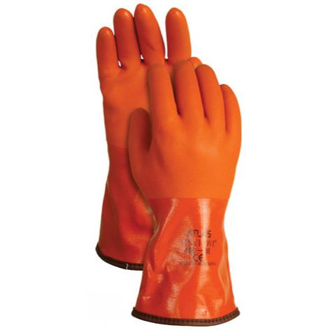 Showa Atlas 460L-09 Cold Resistant Insulated Gloves PVC Coating over Cotton- Large Image 0