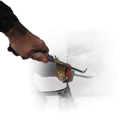 AJC Tools 170-P&R  1-3/4" Pick & Roll Roofing Seam Roller with Wood Handle Image 1