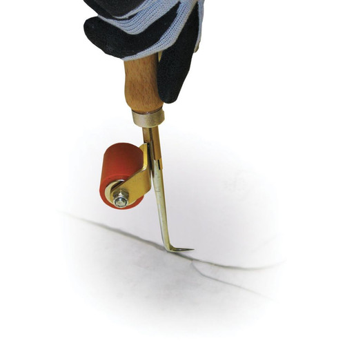 AJC Tools 170-P&R  1-3/4" Pick & Roll Roofing Seam Roller with Wood Handle Image 4