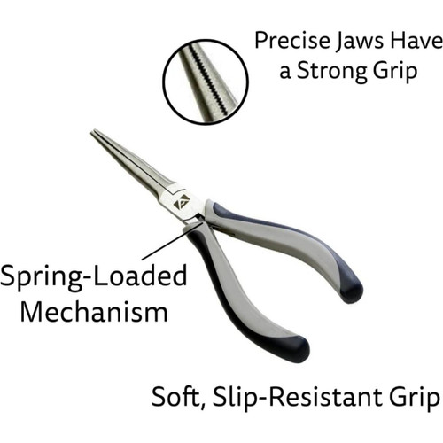 Allied Int 30525  5" Mini Needle Nose Pliers Image 2