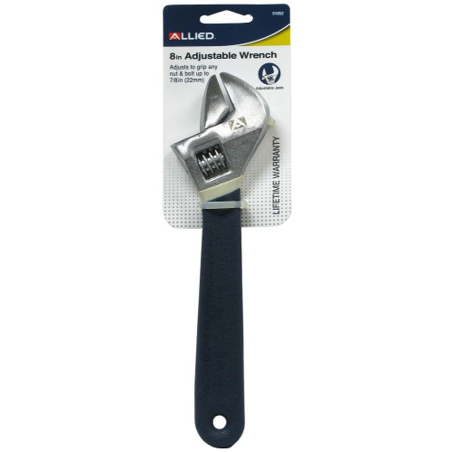 Allied Int 51052  8" Adjustable Wrench Image 1