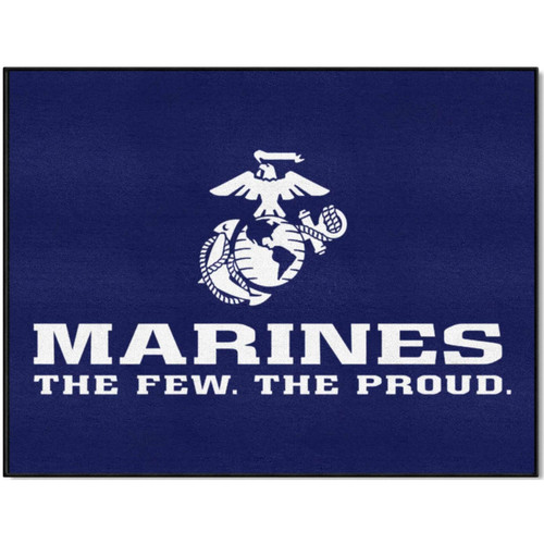 Fanmats 6974  USMC - US Marines 33.75" x 42.5" All-Star Series Mat Accent Rug Image 0
