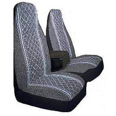 AutoLogix 67-1917GRY  Gray Diamond Back 60/40 Split Truck Seat Cover - 1 Set Image 0