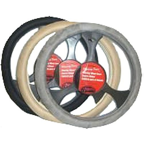 AutoLogix 92-2034  Soft Grip Memory Foam Steering Wheel Cover - Black Image 0