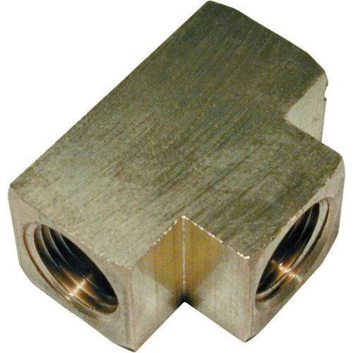 Amflo 344T  1/4" Female NPT Brass Tee Image 0