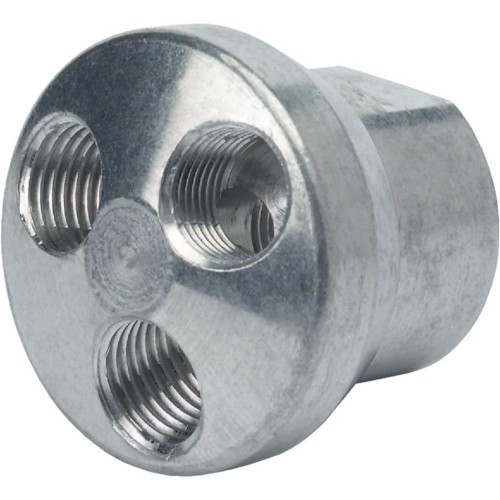 Tru-Flate 41-125  1/4" FNPT 3-Way Manifold Image 0 Tru-Flate 41-125  1/4" FNPT 3-Way Manifold Image 0