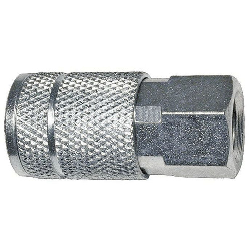 Amflo C2-23  1/4" T Automotive Design x 3/8" FNPT Steel Coupler Image 0