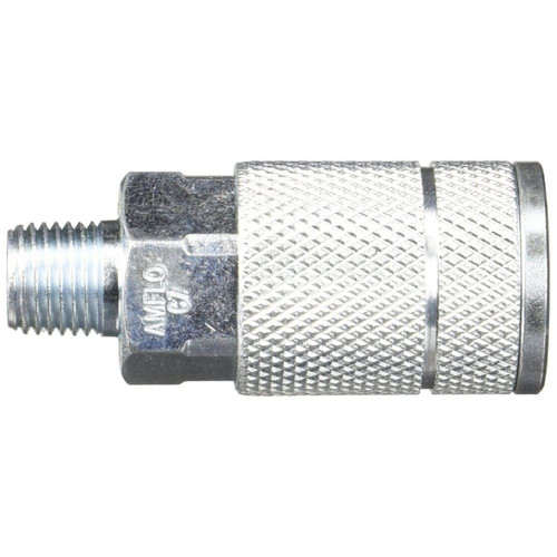 Amflo C7  3/8" T Automotive Design x 1/4" MNPT Steel Coupler Image 0