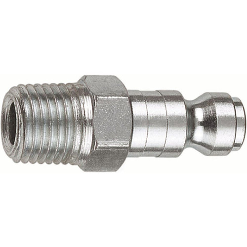 Amflo CP1  1/4" T Automotive Design x 1/4" MNPT Steel Plug Image 0