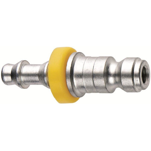 Amflo  CP1-44L  1/4" T Automotive Design x 3/8" I.D. Locking Barb Steel Plug Image 0