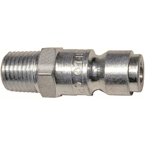 Amflo CP7  3/8" T Automotive Design x 1/4" MNPT Steel Plug Image 0