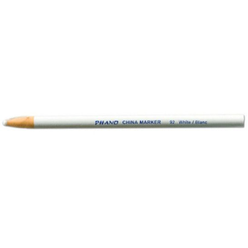 Dixon 00092  Phano Peel-Off China Marker - White - 12 per Package Image 0