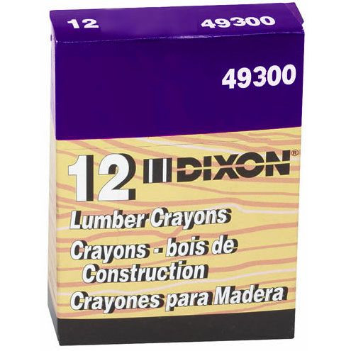 Dixon 49300  Industrial Lumber Crayon - Purple - 12 per Package Image 1