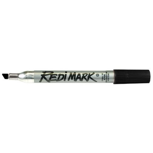 Dixon 87170  RediMark Metal Barrel Chisel Tip Marker - Black - 12 per Package Image 0