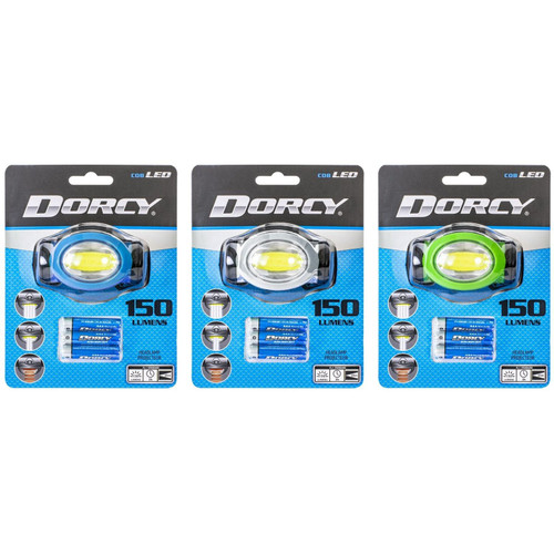 Dorcy 41-2199  Active Series 150 Lumens LED COB Headlamp in Assorted Colors Image 4