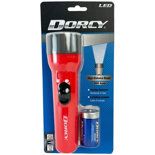 Dorcy 41-2460  55 Lumen - 1D LED Deluxe Flashlight in Assorted Colors Image 4