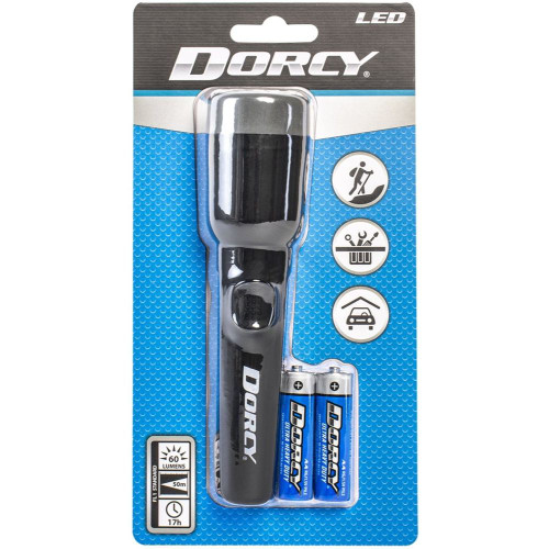 Dorcy 41-2461  60 Lumen 2 AA LED Deluxe Flashlight in Assorted Colors Image 3