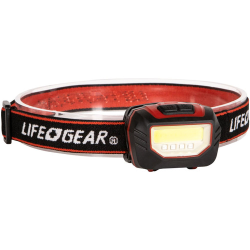 LifeGear 41-3912  500 Lumen Spot and Flood COB LED Headlamp Image 0