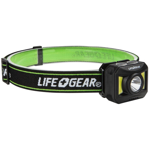 LifeGear 41-3919  Adventure 300 Lumen USB-C Rechargeable LED Headlamp Image 0