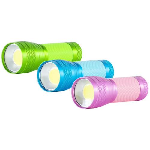 Dorcy 41-4254  Aluminum Glow in the Dark 3AAA LED Flashlight in Assorted Colors Image 2