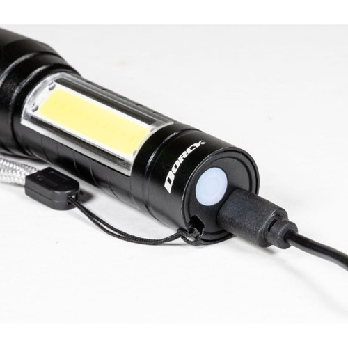 Dorcy 41-4380  Ultra HD 100 Lumen USB Rechargeable Flashlight with Area Light Image 1