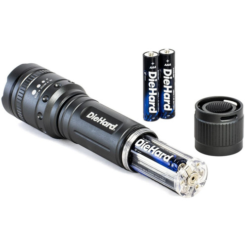 DieHard 41-6121  Twist Focus 600 Lumen 6AAA LED Flashlight Image 2 DieHard 41-6121  Twist Focus 600 Lumen 6AAA LED Flashlight Image 2
