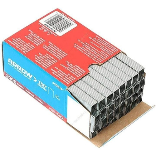 Arrow Fastener 508IP T50 1/2" Heavy Duty Staples  5000 per Package Image 3