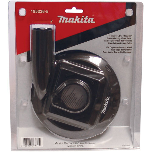 Makita 195236-5  4-1/2" - 5" Dust Extraction Surface Grinding Shroud Image 1