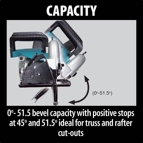 Makita 5477NB  7-1/4" Hypoid Circular Saw - 15 Amp  Image 3
