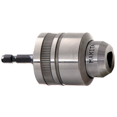 Makita 763198-1  3/8" Keyless Chuck Attachment with 1/4" Hex Shaft Image 0