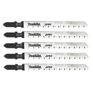Makita 792430-6  4-1/2" x 8-TPI T-Shank Finish Cutting Jig Saw Blades (no. 59) 5 per Package Image 0