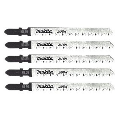 Makita 792430-6  4-1/2" x 8-TPI T-Shank Finish Cutting Jig Saw Blades (no. 59) 5 per Package Image 0