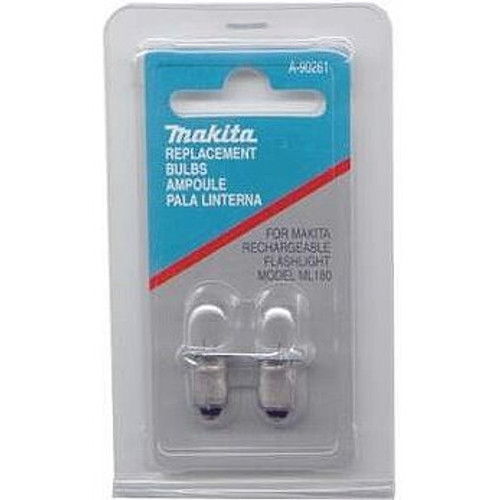 Makita A-90261  18-Volt Repalcement Flashlight Bulbs for ML180 Flashlights - 2 per Package Image 0