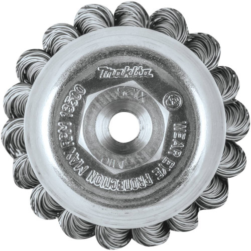 Makita A-98441  2-3/4" Knot Wire Cup Brush, M10 x 1.25 Image 1 Makita A-98441  2-3/4" Knot Wire Cup Brush, M10 x 1.25 Image 1