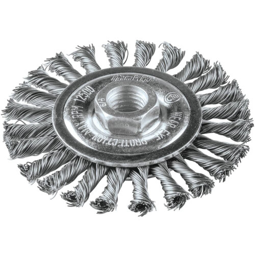 Makita A-98669  4" Knot Twist Wire Wheel, 5/8"-11 Image 0