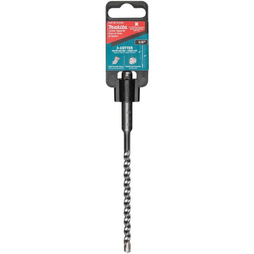Makita B-61020  1/4" x 6" SDS-PLUS Bit, 3-Cutter Image 4