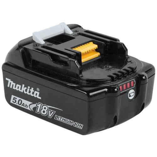 Makita BL1850B-2  18-Volt Compact Lithium-Ion Replacement Cordless Battery with Indicator - 5 Ah - 2 per Package Image 3