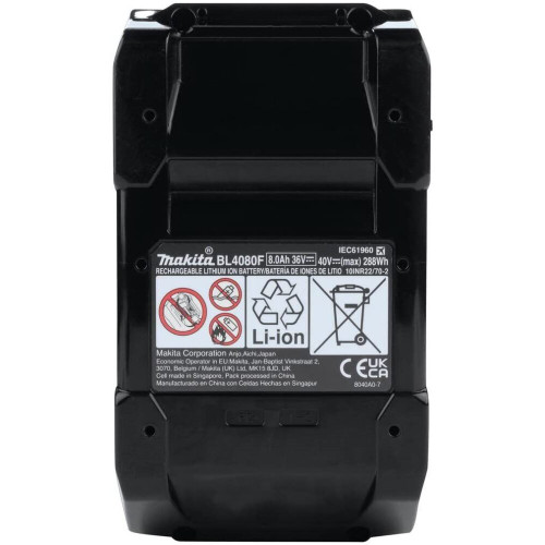 Makita BL4080F  40V max XGT 8.0Ah Battery 1 per package Image 4