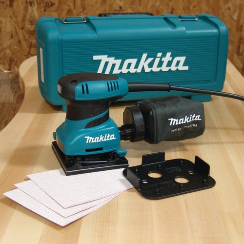 Makita BO4556K  4-1/2" Finishing Sander with Storage Case - 2 Amps Image 2
