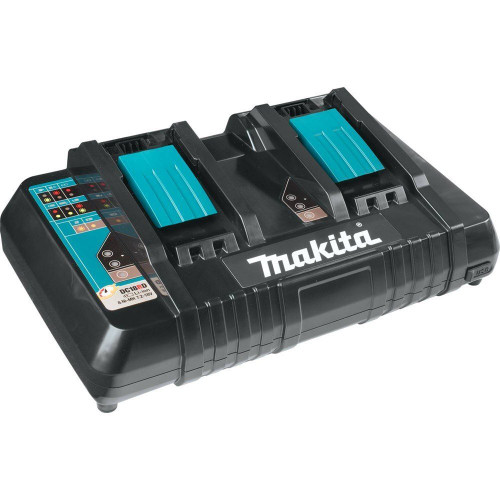Makita DC18RD 18 Volt Lithium-Ion Dual Port Rapid Optimum Battery Charger Image 0