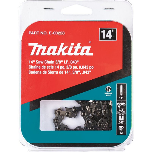 Makita E-00228  14" Saw Chain, 3/8 LP, .043 Image 1